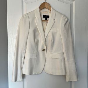 J Crew off white blazer size 2